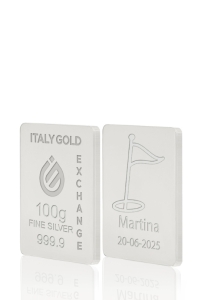 Reines Sport Silberbarren aus 100 g - Geschenk-Ideen Sport - IGE Gold