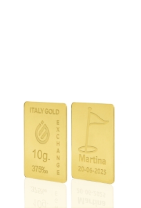 9 Karat Sport Golf Goldbarren aus 10 g - Geschenk-Ideen Sport - IGE Gold