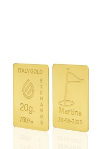 18 Karat Goldbarren von 20 g - Geschenk-Ideen Sport - IGE Gold