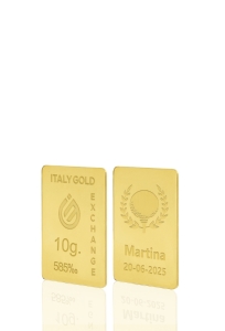 14 Karat Sport Golf Goldbarren aus 10 g - Geschenk-Ideen Sport - IGE Gold