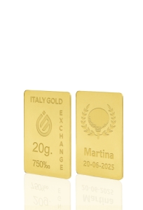 18 Karat Goldbarren von 20 g - Geschenk-Ideen Sport - IGE Gold