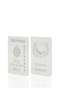 Reines Sport Silberbarren aus 20 g - Geschenk-Ideen Sport - IGE Gold