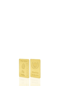 18 Karat Goldbarren von 2 g - Geschenk-Ideen Sport - IGE Gold