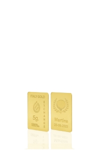 14 Karat Sport Golf Goldbarren aus 5 g - Geschenk-Ideen Sport - IGE Gold