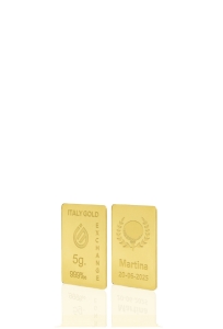 24 Karat Sport Golf Goldbarren aus 5 g - Geschenk-Ideen Sport - IGE Gold