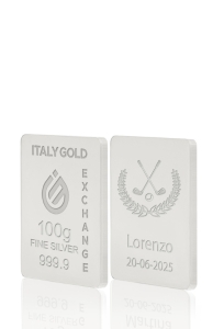 Reines Sport Silberbarren aus 100 g - Geschenk-Ideen Sport - IGE Gold