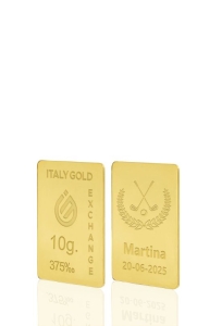 9 Karat Sport Golf Goldbarren aus 10 g - Geschenk-Ideen Sport - IGE Gold