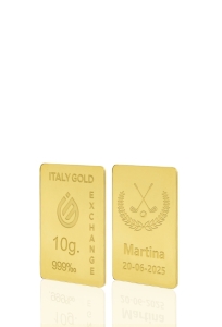 24 Karat Sport Golf Goldbarren aus 10 g - Geschenk-Ideen Sport - IGE Gold