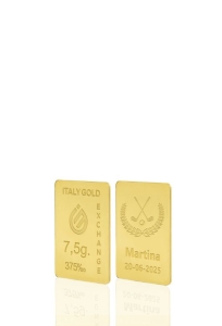 9 Karat Sport Golf Goldbarren aus 7,5 g - Geschenk-Ideen Sport - IGE Gold