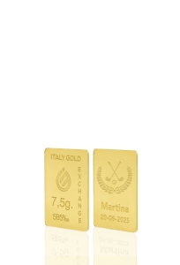 14 Karat Sport Golf Goldbarren aus 7,5 g - Geschenk-Ideen Sport - IGE Gold