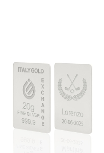 Reines Sport Silberbarren aus 20 g - Geschenk-Ideen Sport - IGE Gold