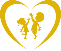 Cuore con bambini