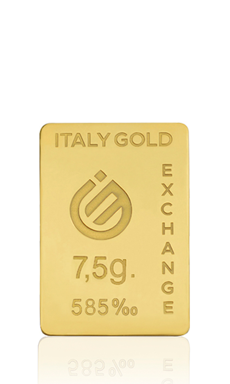 Lingotto Oro 14Kt da 7,5 gr. - IGE Gold
