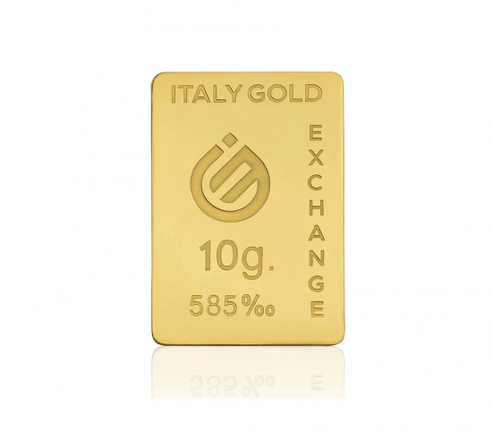 Lingote de Oro de 14 Kt de 10 gr. IGE GOLD