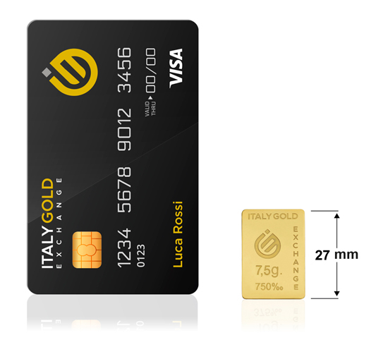 Lingot Or 18 ct de 7,5 g. IGE GOLD
