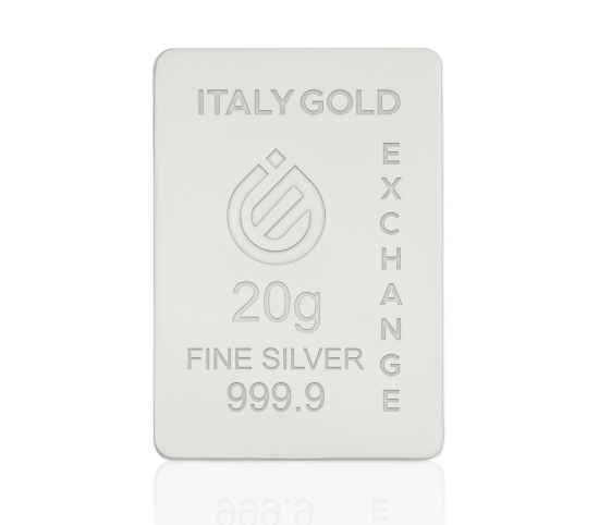 Lingou de Argint Pur de 20 g. IGE GOLD