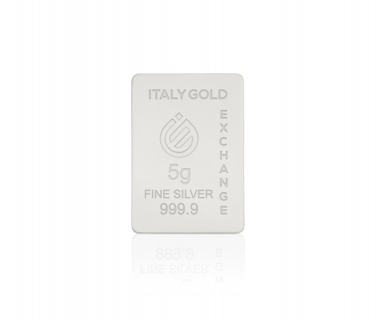 Lingotto Argento Puro  da 5 gr. IGE GOLD