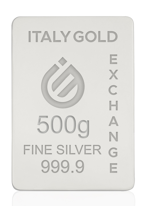 Lingotto Argento Puro  da 500 gr. IGE GOLD