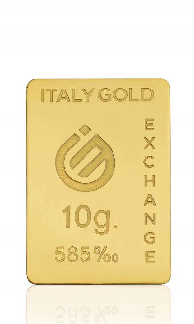 Lingotto Oro 14 Kt da 10 gr - IGE Gold