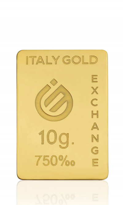 Gold ingot 18Kt - 10 gr. - Gift Idea Star Signs - IGE Gold