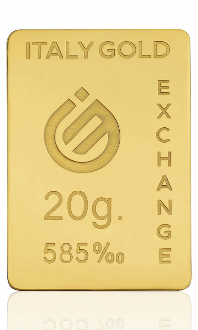 Lingou de Aur 14 K de 20 g. - IGE Gold