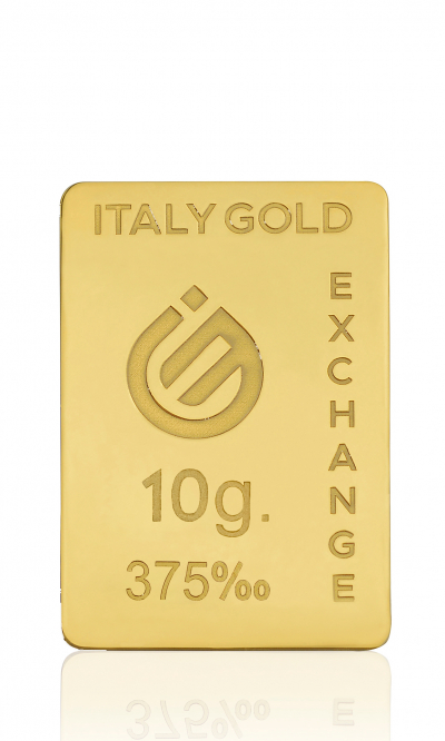 Gold ingot 9 Kt - 10gr. - Gift Idea Star Signs - IGE Gold