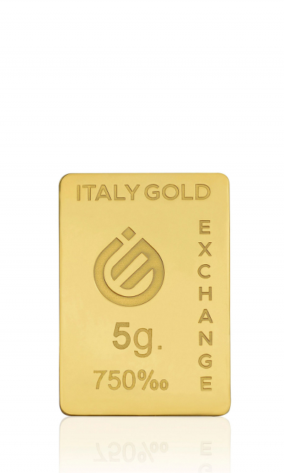 Gold ingot 5gr 18 kt - Gift Idea Star Signs - IGE Gold