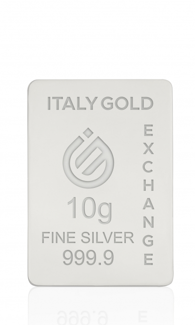 Lingotto Argento Puro  da 10 gr. - Idea Regalo Segni Zodiacali - IGE Gold