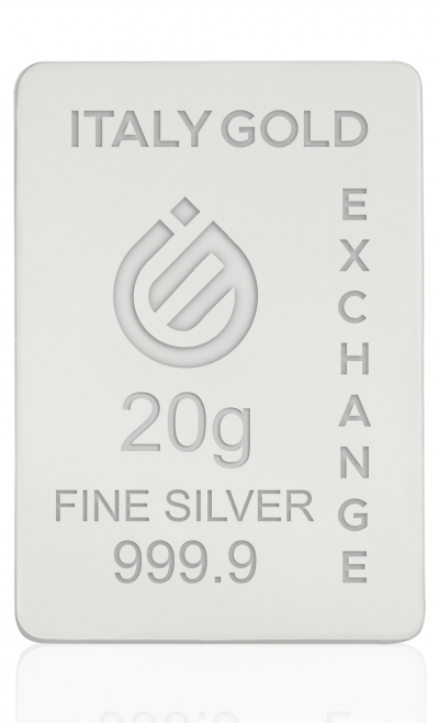 Lingot Argent Pur de 20 g. - Idée cadeau Signes du Zodiaque - IGE Gold