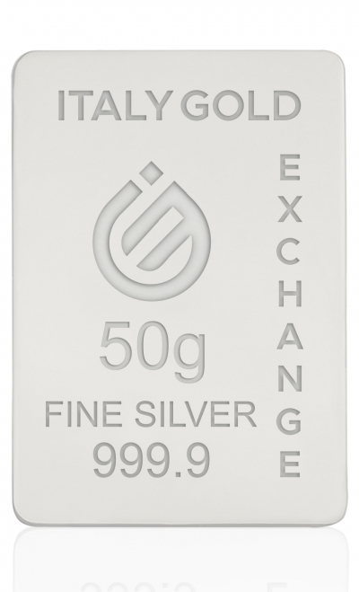 Silver ingot 50gr. - Gift Idea Star Signs - IGE Gold