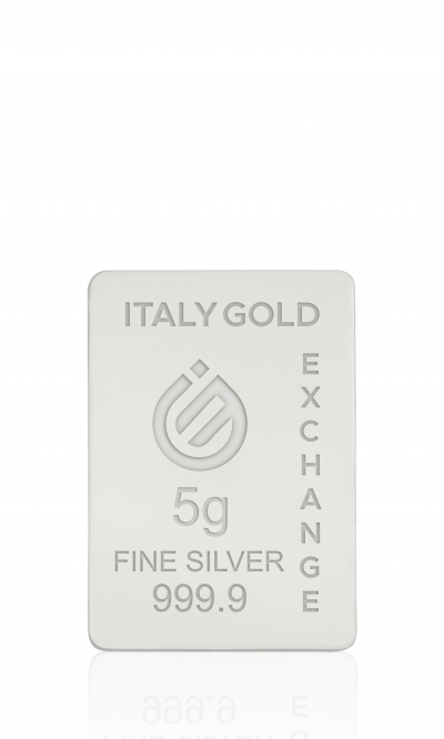 Lingotto Argento Puro  da 5 gr. - Idea Regalo Segni Zodiacali - IGE Gold