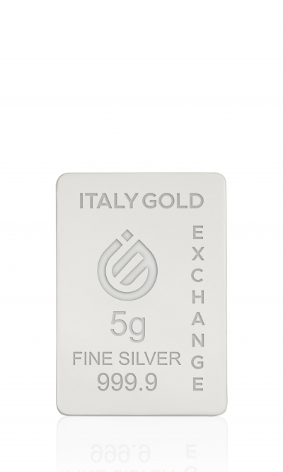 Lingot Argent Pur de 5 g. - Idée cadeau Porte-bonheur - IGE Gold