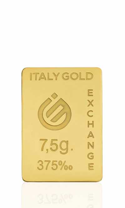 Gold ingot 9 Kt - 7,5 gr. - Gift Idea Star Signs - IGE Gold