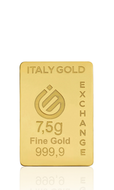 Lingote de Oro de 24 Kt de 7,5 gramos. - idea de regalo Eventos de celebración - IGE Gold