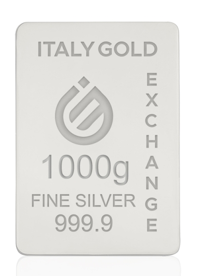 Lingotto Argento Puro  da 1000 gr. - IGE Gold